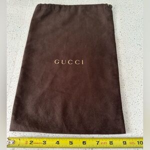 Gucci Chocolate Brown Dust Bag